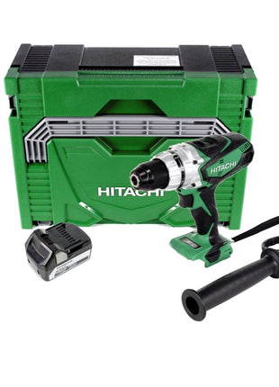 Hitachi DS 18 DSDL 18 V Akku Bohrschrauber im Koffer + 1x Hitachi BSL 1850 18 V 5,0 Ah / 5000 mAh Li-Ion Akku - Toolbrothers