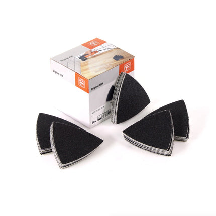 FEIN Delta Schleifblätter ungelocht mit Klett 50 Stück Körnung 80 ( 63717083015 ) - Toolbrothers