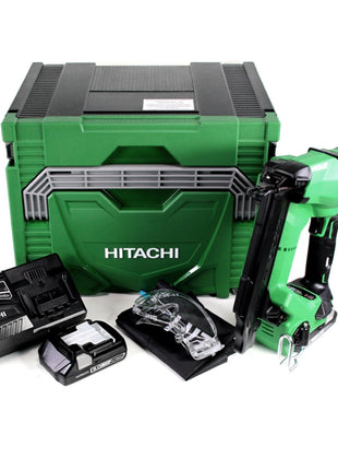 Hitachi NT 1850 DBSL 18 V Brushless Akku Brad Stift-Nagler im HSC IV + 2x BSL 1830 + UC 18 YFSL Ladegerät - Toolbrothers