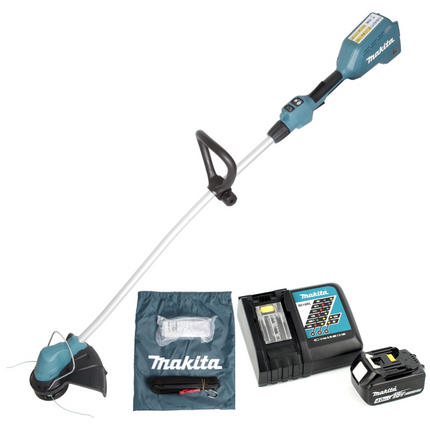 Makita DUR 184 LRM1 Akku Rasentrimmer 18V 300mm Brushless + 1x Akku 4,0Ah + Ladegerät - Toolbrothers