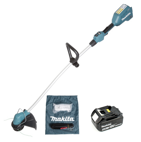 Makita DUR 184 LT1 Akku Rasentrimmer 18V 300mm Brushless + 1x Akku 5,0Ah - ohne Ladegerät - Toolbrothers