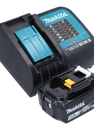 Makita DTD 152 SF1J-R llave de impacto a batería 18 V 165 Nm 1/4" + 1x batería 3,0 Ah + cargador + RHINO