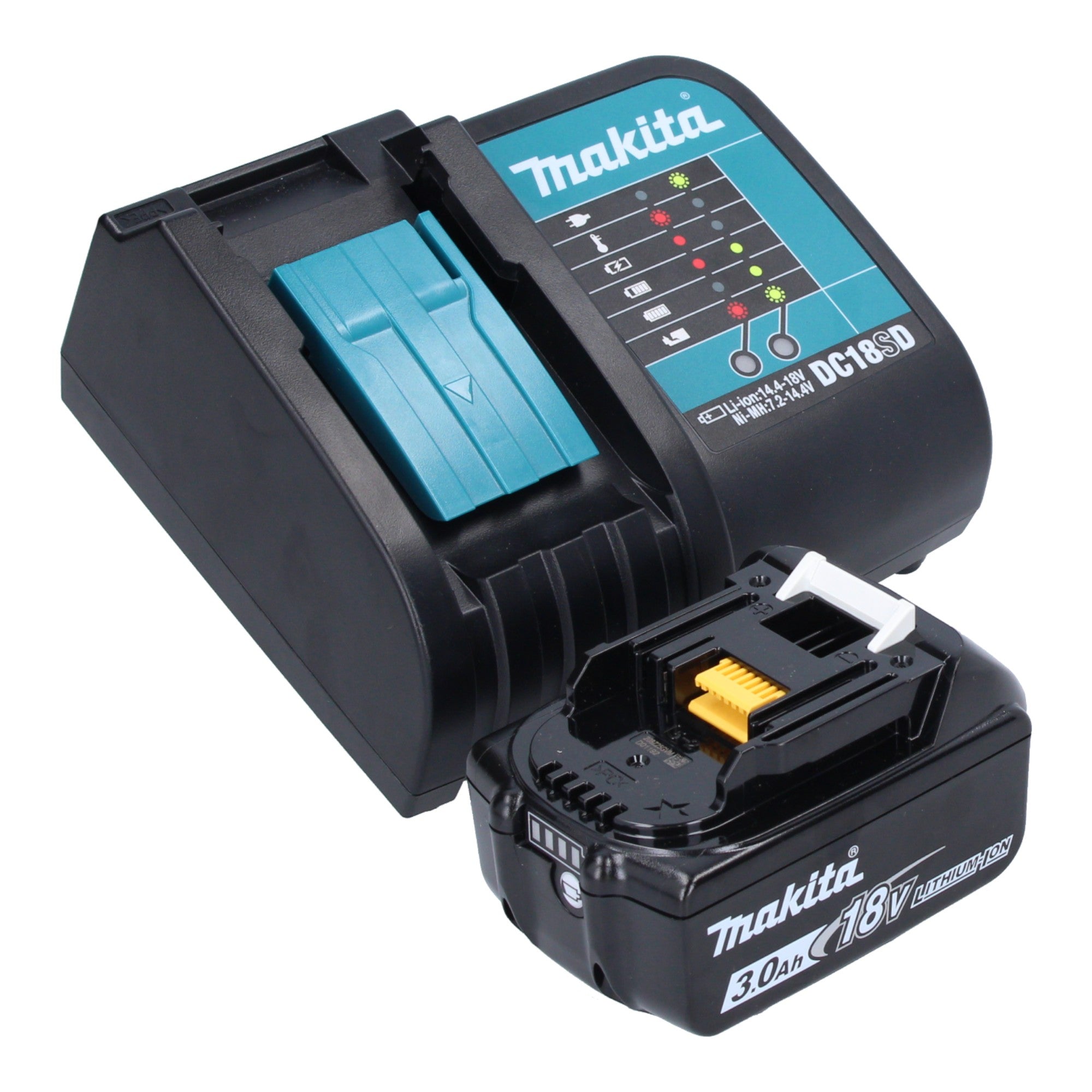 Makita DTD 152 SF1J R Akku Schlagschrauber 18 V 165 Nm 1 4 1x Akku 3 0 Ah Ladegeraet RHINO 3 - toolbrothers