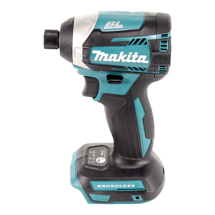 Avvitatore a impulsi a batteria Makita DTD 154 SFJ-R 18V 1/4" 175Nm brushless + 2x batteria ricaricabile 3,0 Ah + caricabatterie + RHINO