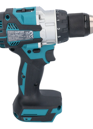 Taladro percutor inalámbrico Makita DHP 489 SFJ-R 18 V 73 Nm sin escobillas + 2x baterías 3,0 Ah + cargador + RHINO