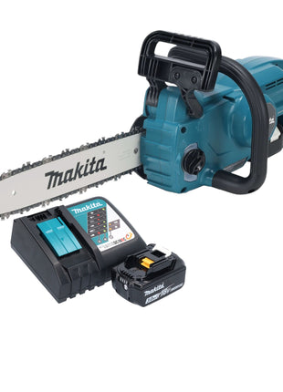 Makita DUC 357 RFX3 Akumulatorowa pilarka łańcuchowa 18 V 35 cm bezszczotkowa + 1x akumulator 3,0 Ah + ładowarka