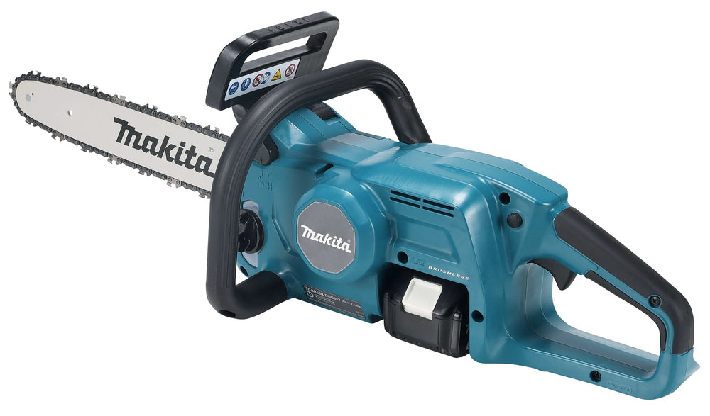 Makita DUC 357 RTX3 Akku Kettensaege 18 V 35 cm Brushless 1x Akku 5 0 Ah Ladegeraet 3 - toolbrothers