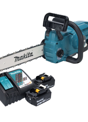 Makita DUC 357 RT2X3 Akumulatorowa pilarka łańcuchowa 18 V 35 cm bezszczotkowa + 2x akumulator 5,0 Ah + ładowarka