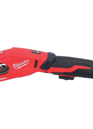 Milwaukee M12 PCSS-202C cortatubos de acero inoxidable a batería 12 V (4933479242) 12 - 28 mm + 2x baterías 2,0 Ah + cargador + estuche