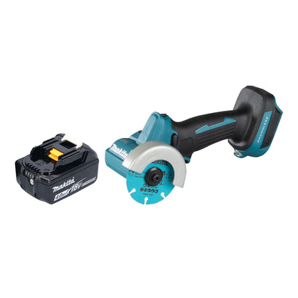 Smerigliatrice angolare a batteria Makita DMC 300 M1 18 V 76 mm brushless + 1x batteria 4,0 Ah - senza caricabatterie