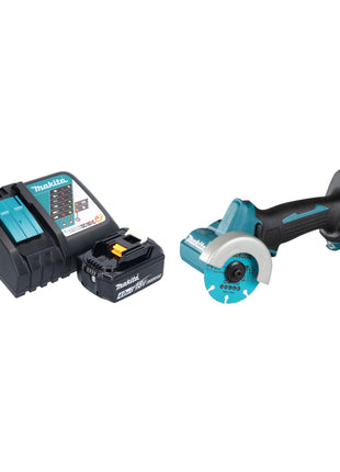 Makita DMC 300 RM1 Meuleuse d'angle sans fil 18 V 76 mm Brushless + 1x batterie 4,0 Ah + chargeur