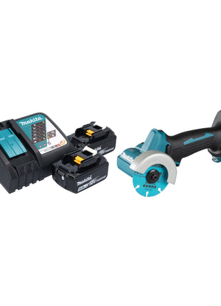 Makita DMC 300 RT akumulatorowa szlifierka kątowa 18 V 76 mm bezszczotkowa + 2x akumulator 5,0 Ah + ładowarka