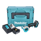 Makita DMC 300 RM1J akumulatorowa szlifierka kątowa 18 V 76 mm bezszczotkowa + 1x akumulator 4,0 Ah + ładowarka + Makpac