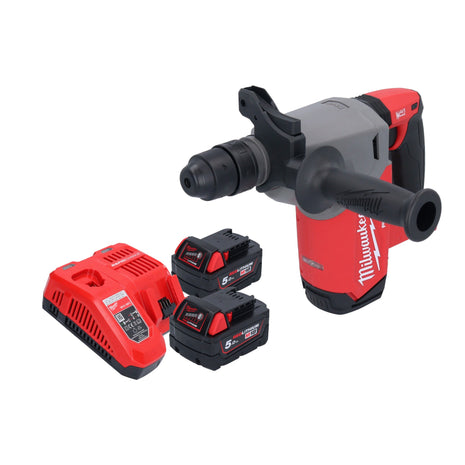 Milwaukee M18 FHX-502 Akku Kombihammer 18 V 2,5 J SDS-Plus Brushless + 2x Akku 5,0 Ah + Ladegerät