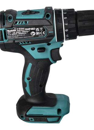 Makita DHP 482 SF1J-R Perceuse-visseuse à percussion sans fil 18 V 62 Nm + 1x batterie 3,0 Ah + chargeur + RHINO