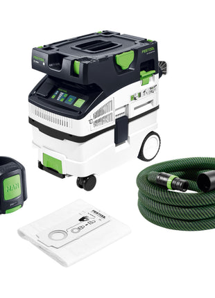 Festool CTL MIDI I CT-F CLEANTEC Aspirateur mobile 15 l classe de poussière L ( 578038 ) + télécommande Bluetooth + accessoires