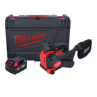 Lijadora de banda a batería Milwaukee M18 FBTS75-501X 18 V 75 x 457 mm sin escobillas + 1x batería 5,0 Ah + caja HD - sin cargador