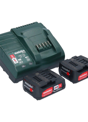 Akumulatorowa szlifierka kątowa Metabo PowerMaxx CC 12 BL 12 V 76 mm ( 600348500 ) bezszczotkowa + 2x akumulator 2,0 Ah + ładowarka + metaBOX