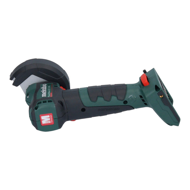 Smerigliatrice angolare a batteria Metabo PowerMaxx CC 12 BL 12 V 76 mm ( 600348500 ) senza spazzole + 2x batteria ricaricabile 2,0 Ah + caricatore + metaBOX
