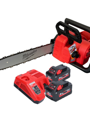 Tronçonneuse à batterie Milwaukee M18 FCHS-552 18 V 40 cm sans balais + 2x batteries 5,5 Ah + chargeur