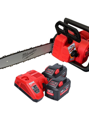 Tronçonneuse à batterie Milwaukee M18 FCHS-122 18 V 40 cm sans balais + 2x batteries 12,0 Ah + chargeur