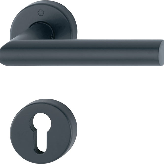 HOPPE Set di rosette Amsterdam E1400Z/42KV/42KVS Acciaio inox F9714M ( 3000209762 )