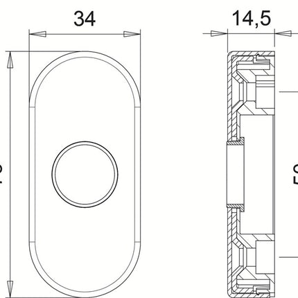 Maniglia a leva EDI 2033/0000 Alluminio F1 ( 3000252708 )