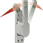 DENI Türtreibriegel VARIO DIN links / rechts silber eloxiert ( 3000255656 )