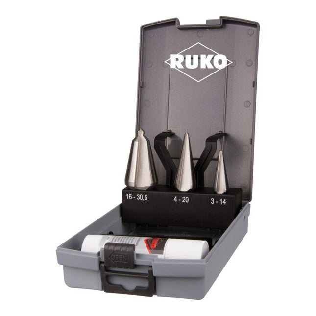 Set di punte per lamiera RUKO 3-14 / 5-20 / 16-30,5 mm ( 4000601698 )