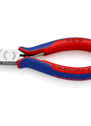 KNIPEX Electronics szczypce tnące boczne długość 130 mm kształt 0 ( 4000794259 )