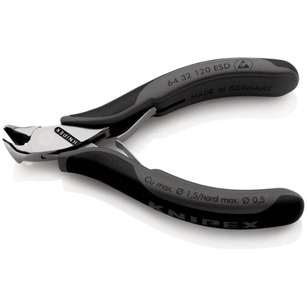 KNIPEX Elektronik-Vornschneider Länge 120 mm ( 4000794594 )