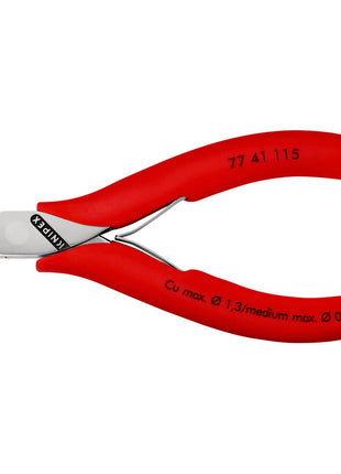 KNIPEX Electronics szczypce tnące boczne długość 115 mm kształt 2 ( 4000810487 )