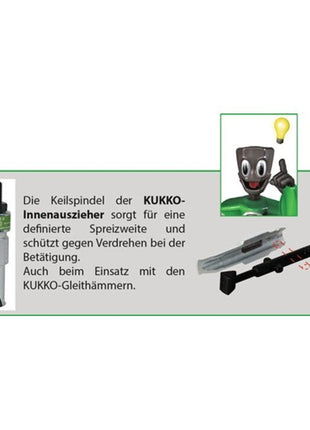 KUKKO Innenauszieher 21-0 für Bohrungen Ø 5-8 mm ( 4000821880 )