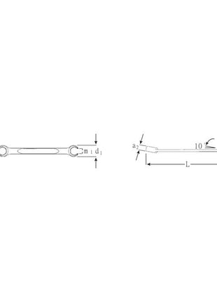 STAHLWILLE Doppelringschlüssel OPEN-RING 24 14 x 17 mm 200 mm ( 4000826110 )