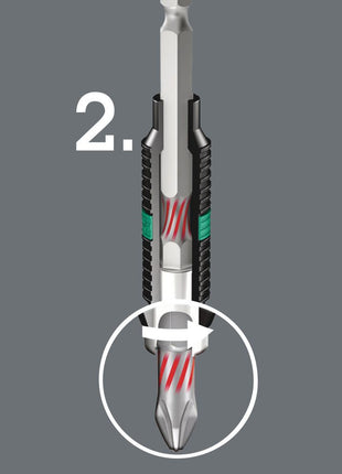 WERA Bit 855/1 BTH 1/4 ″ PZD 3 Länge 25 mm ( 4000829562 )