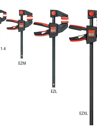 Zacisk jednoręczny BESSEY EZ szerokość mocowania 300 mm ( 4000831642 )