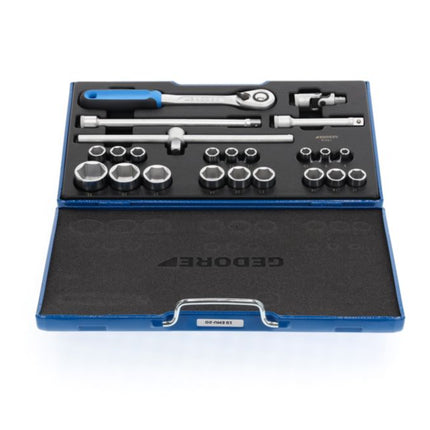 Set di chiavi a bussola GEDORE 19 EMU-20 23 pezzi 1/2 ″ ( 4000880494 )