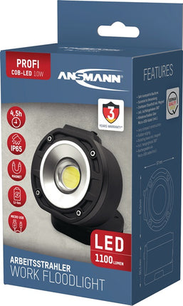 ANSMANN Faretto ricaricabile a LED FL1100R 3,7 V 4000 mAh ( 4000902124 )