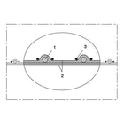 Wąż ssący i dmuchawy NORRES SIL 391 TWO Ø wewnętrzna 38 mm ( 4501400660 )