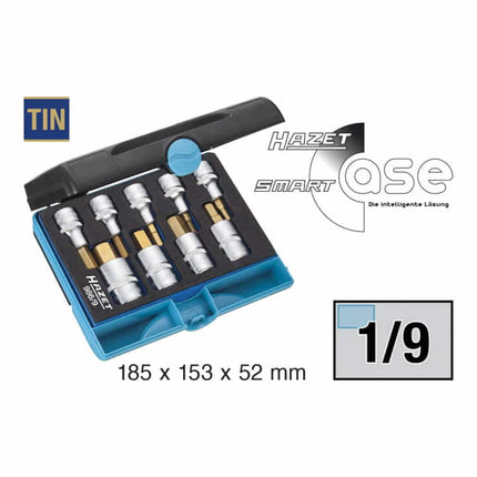 Set di chiavi a bussola HAZET 986/9 / 986/9 N 9 pezzi ( 8000466925 )