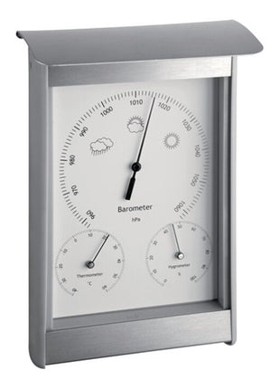 TFA Station météorologique  H215xl145xP70 mm argent/blanc ( 9000495041 )