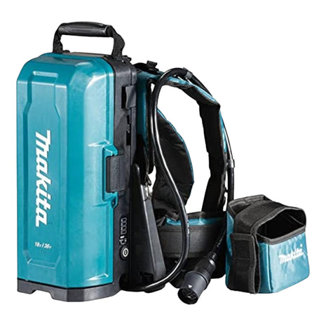 Mochila de batería Makita PDC01 36 V (2x 18 V) para 2-4 baterías de 18 V LXT (191A64-2) solo - sin batería, sin cargador