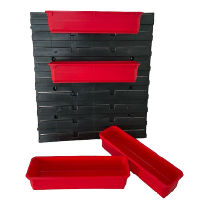 Qbrick System Set di contenitori n. 4 Parete dell'officina 39 x 35 cm con 4 contenitori per PRO Organiser 100 Expert / 200 Expert / PRO Drawer 3