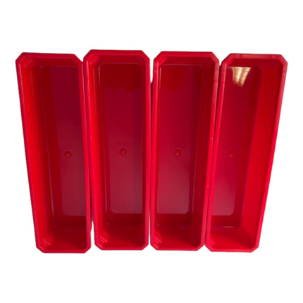 Qbrick System Set di contenitori n. 4 Parete dell'officina 39 x 35 cm con 4 contenitori per PRO Organiser 100 Expert / 200 Expert / PRO Drawer 3