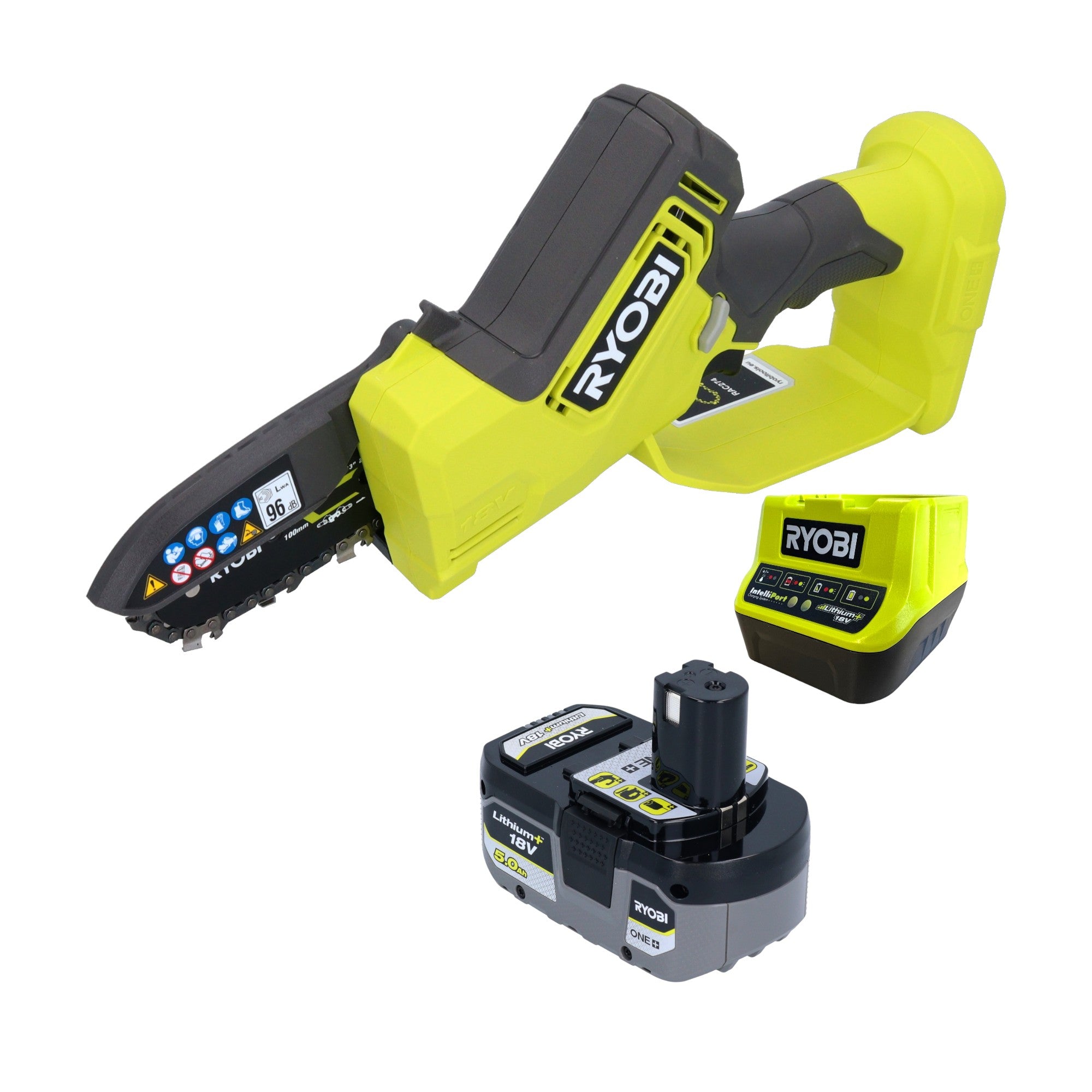 RYOBI RY18PSX10A 120 Akku Astsaege 18 V 10 cm Brushless 5133005434 1x Akku 2 0 Ah Ladegeraet 1 - toolbrothers