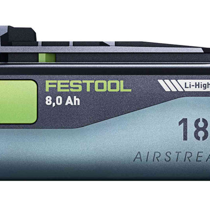Festool BP 18 Li 8,0 HP-ASI l HighPower Akkupack Akku 18 V 8,0 Ah ( 577323 ) 8000 mAh Li-ion mit Ladestandanzeige