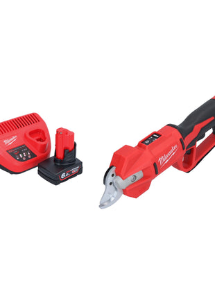 Milwaukee M12 BLPRS-601 Akku Astschere 12 V 32 mm + 1x Akku 6,0 Ah + Ladegerät