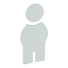 HEWI Simbolo uomo 801.91.010 Poliammide colore n. 97 ( 3000206432 )