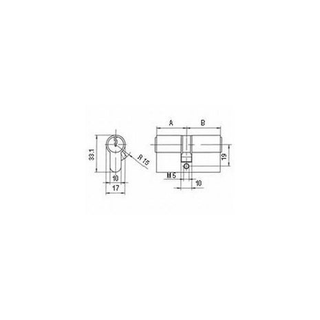 BKS Profildoppelzylinder PZ 8800 40/40 mm ( 3000251944 )