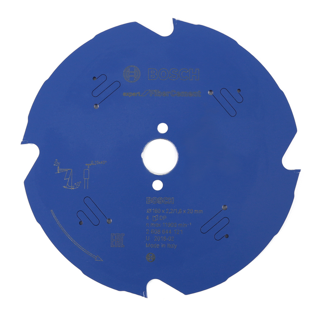 Bosch Kreissägeblatt Expert for Fibre Cement 160 x 20 x 2,2 mm 4 Zähne ( 2608644121 ) - Toolbrothers